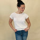 Lori Ivory Knit Top