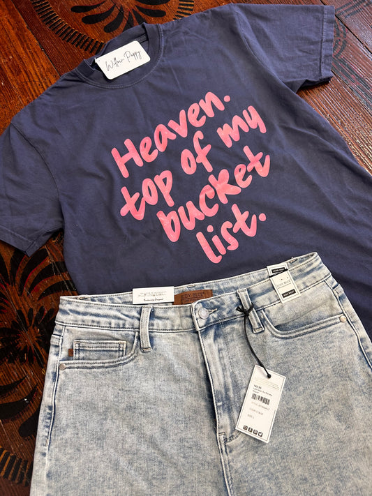 Heaven Bucket List Tee