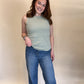 Sage Stitched Tank