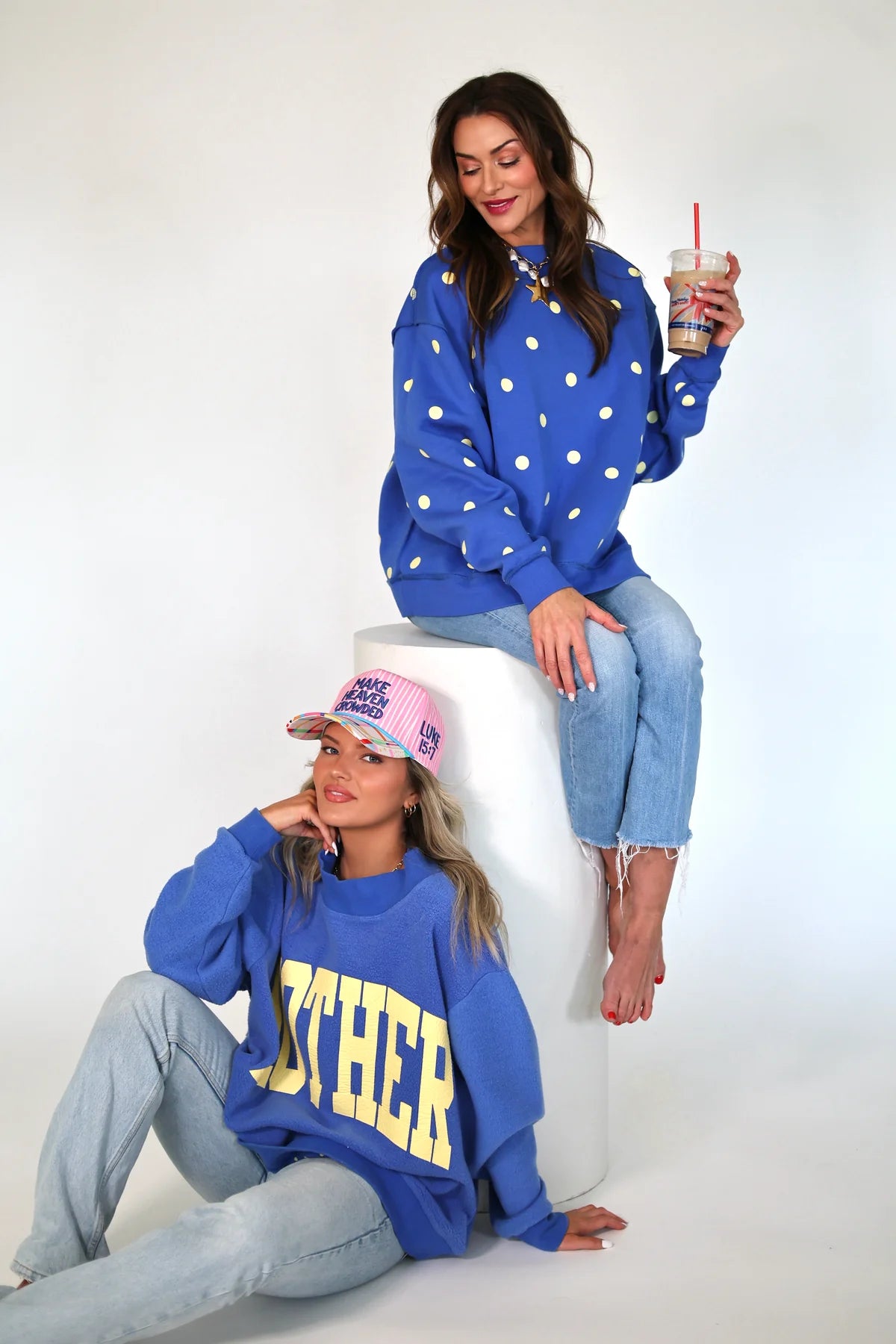 Mother Reversible Mock Neck