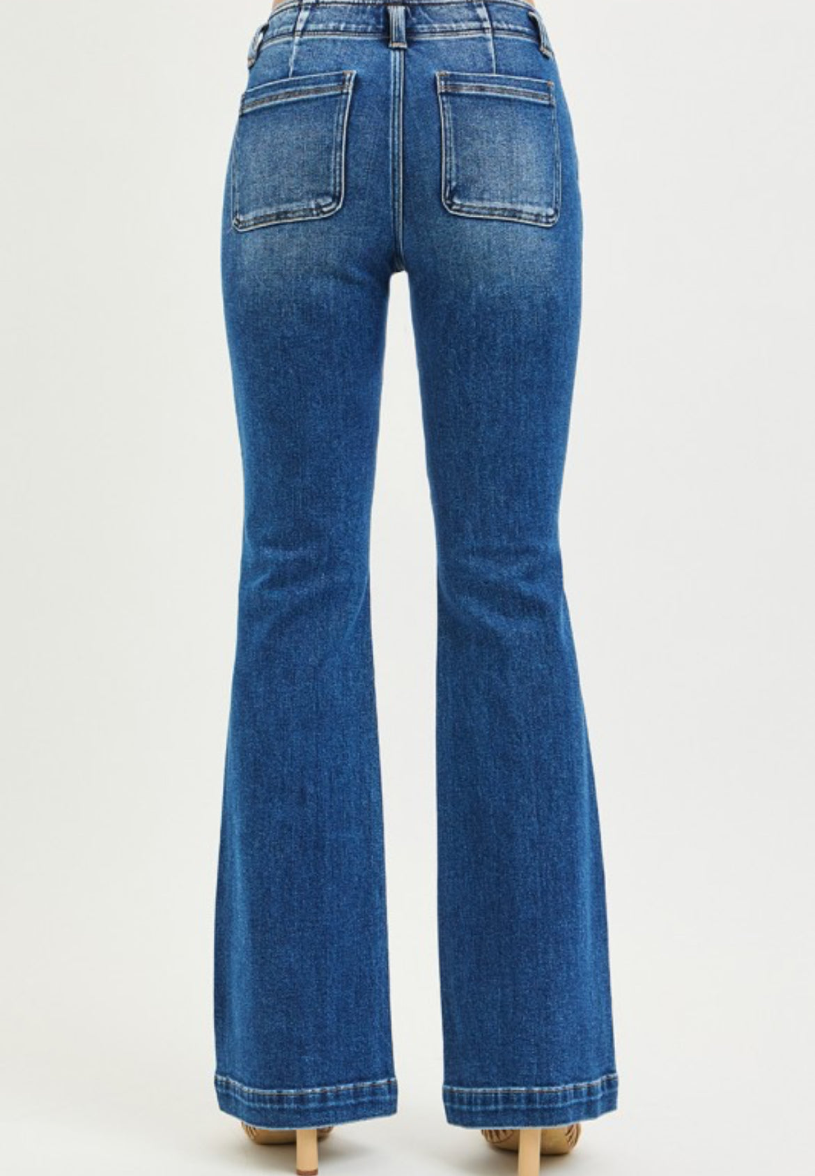 Riley High Rise Flare Denim