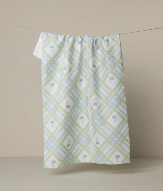 Tulip Lattice Geometry Towel