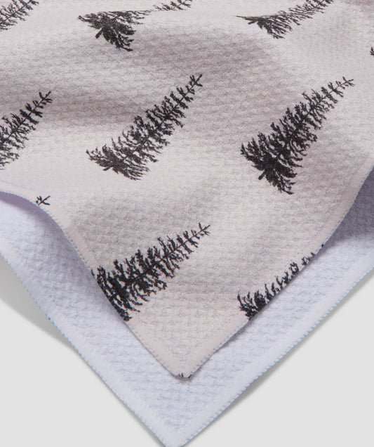 Alpine Forest Geometry Towel