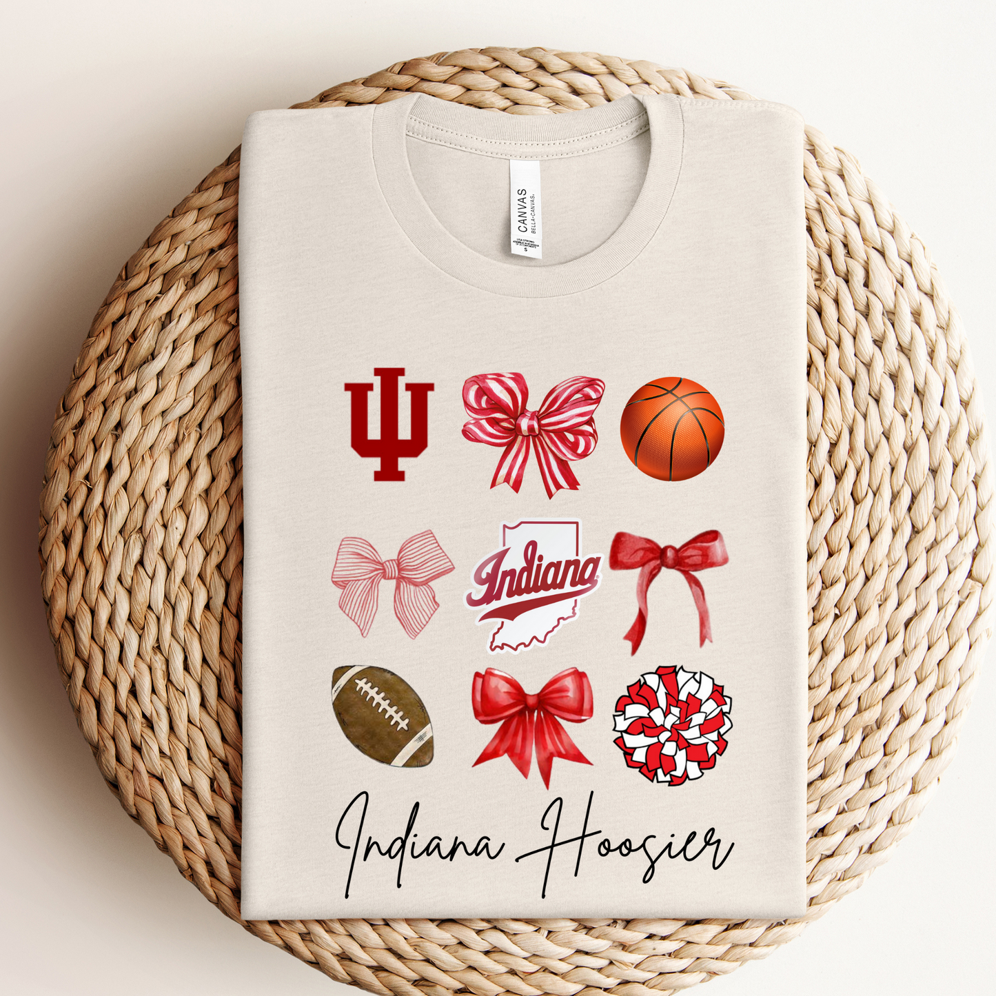 Indiana Hoosiers Graphic Tee- Made to Order