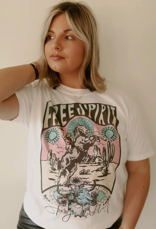 Free Spirit, Stay Wild Graphic Tee