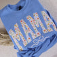 Mama Patchwork Bow Crewneck
