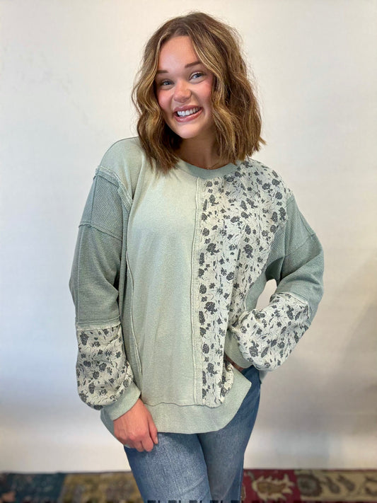 Madeline Floral Pullover