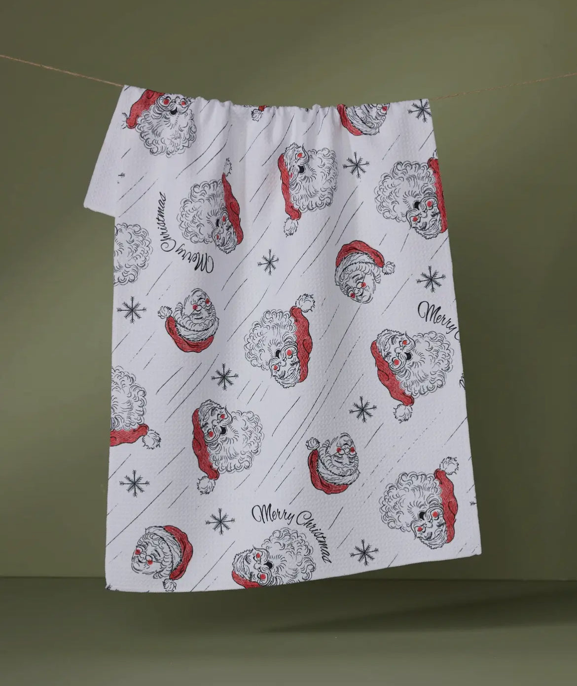 Clause Family Christmas Geometry Towel