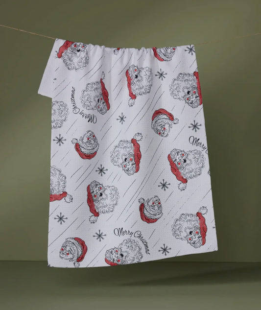 Clause Family Christmas Geometry Towel