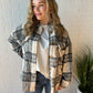 Taupe Plaid Shacket- FINAL