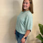 Sage Quarter Sleeve Sweater