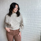 Oat Mock Neck Sweater