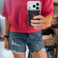 Mineral Wash Cutoff Shorts