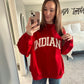 Red Indiana Reversible Pullover