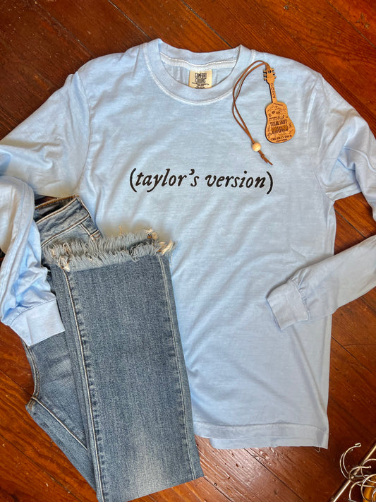 Blue Taylors Version Long Sleeve