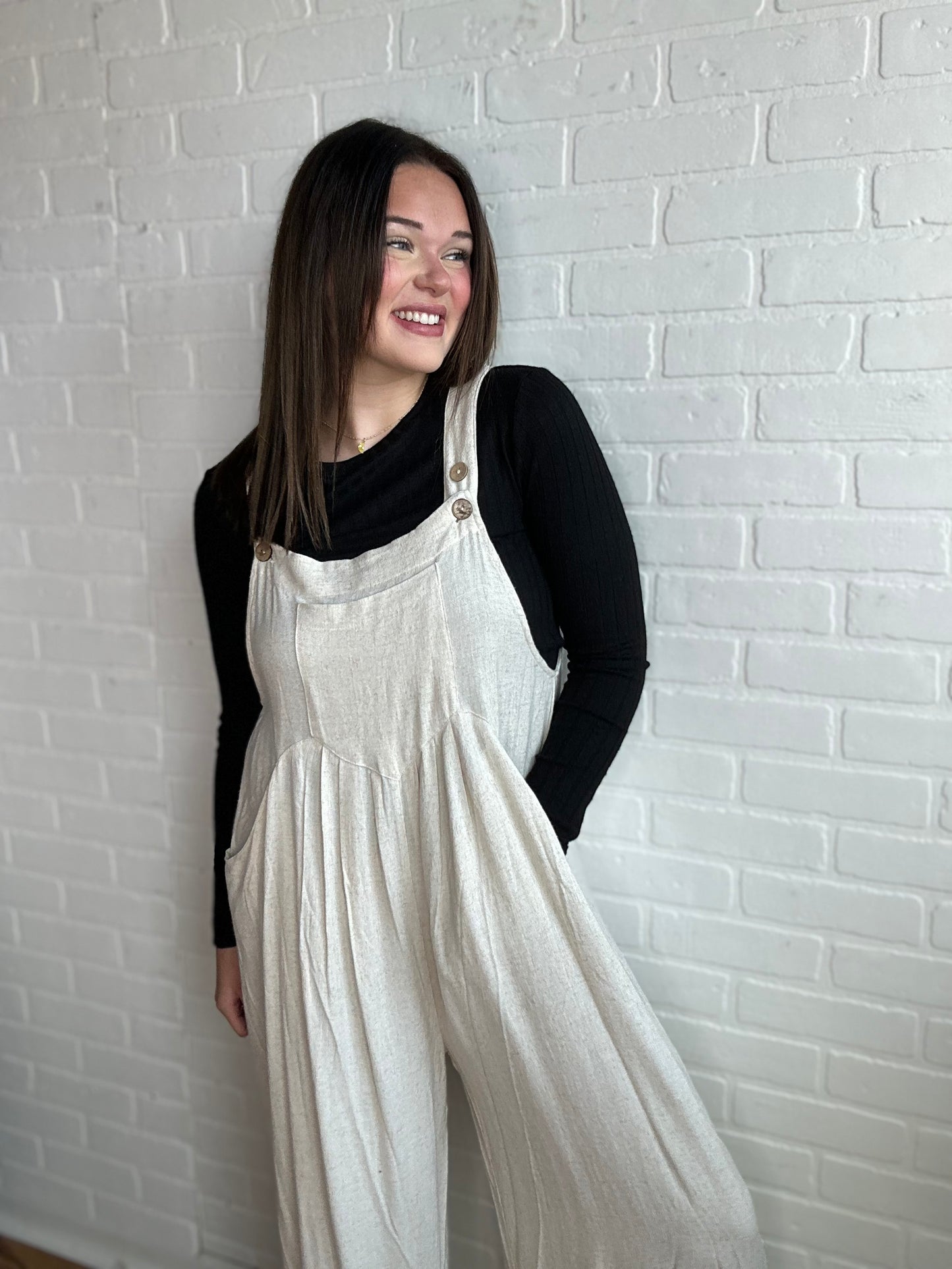 Linen Overall Jumpsuit