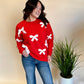 Red Coquette Sweater