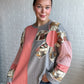 Coral Floral Thermal Pullover