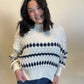 Cream Popped Sweater- final sale