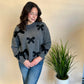 Charcoal Coquette Sweater