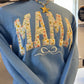 Mama Patchwork Bow Crewneck