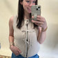 Sand Ivory Knit Vest