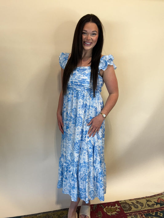 Blue Cottage Dress
