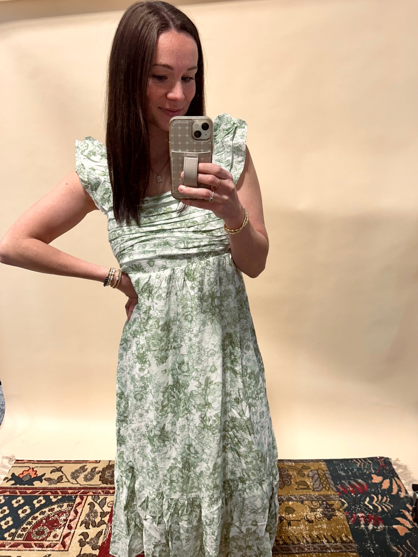 Sage Cottage Dress