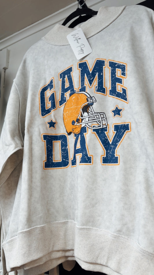 Game Day Mockneck
