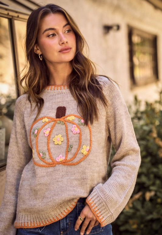 Pumpkin Picking Sweater
