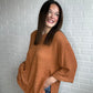 Rust Knit Sweater