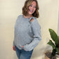 Gray Bow Tie Sweater