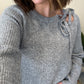 Gray Bow Tie Sweater