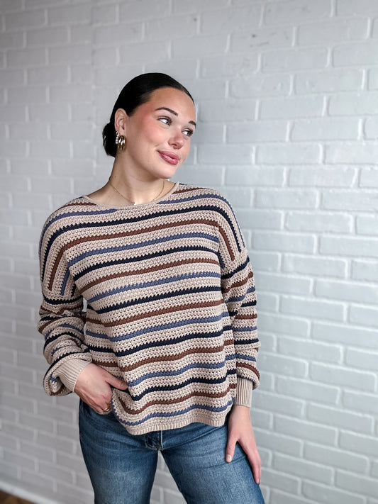 Sunday Multi Stripe Sweater