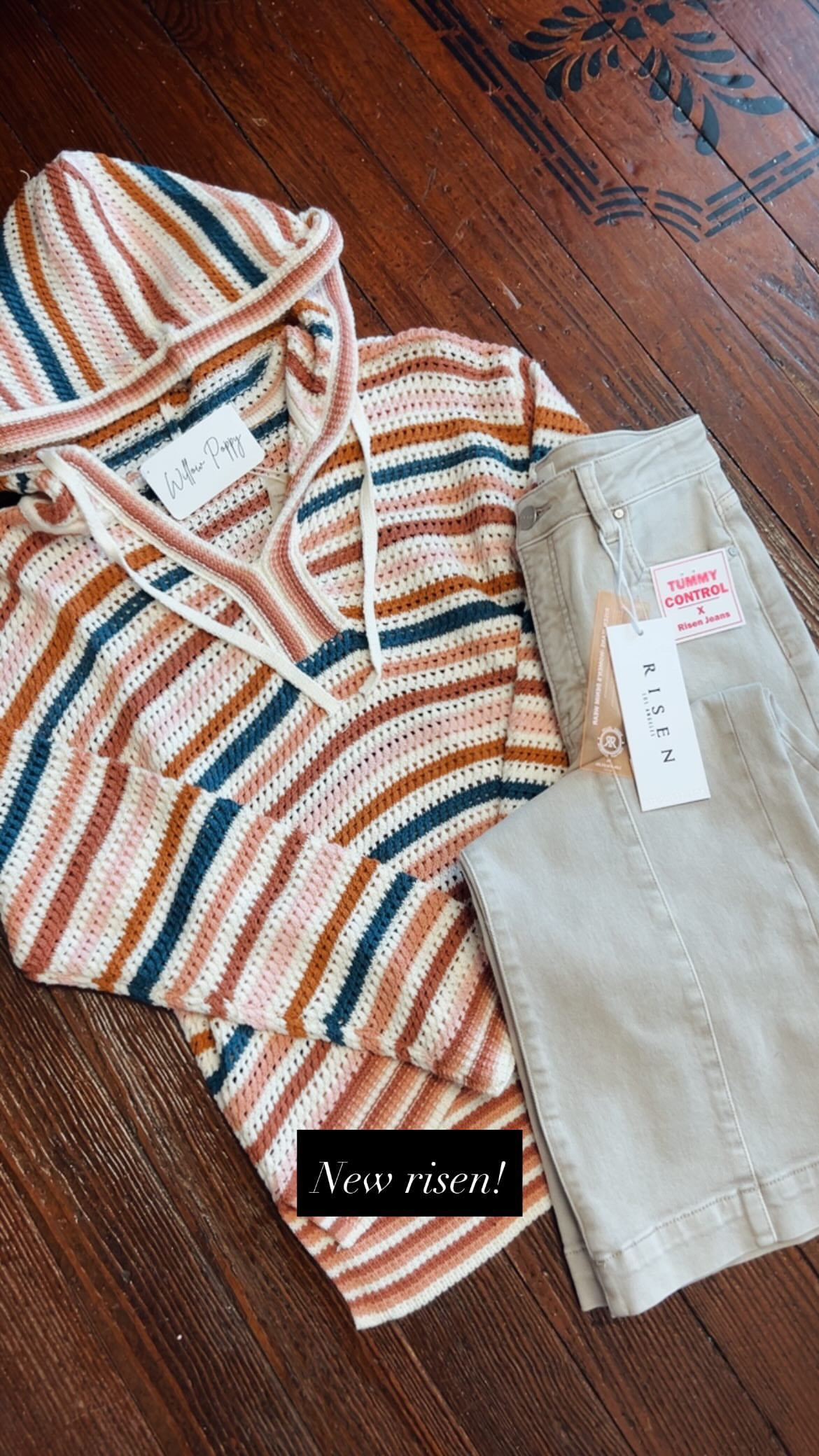 Drawstring Hood Sweater