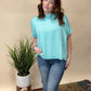 Lila Ribbed Top