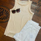 Butter Yellow Ruffle Tank