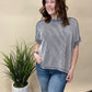 Lila Ribbed Top