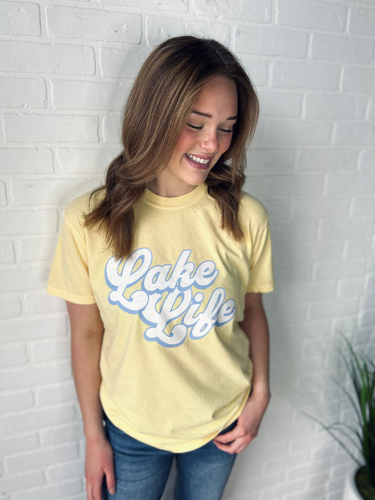 Retro Lake Life Graphic Tee