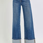 Risen Cuffed Denim