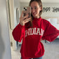 Red Reversible Indiana Crew