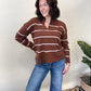 Sunday Brunch Stripe Sweater