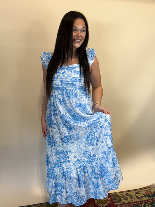 Blue Cottage Dress