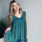 Evergreen Lace Tank