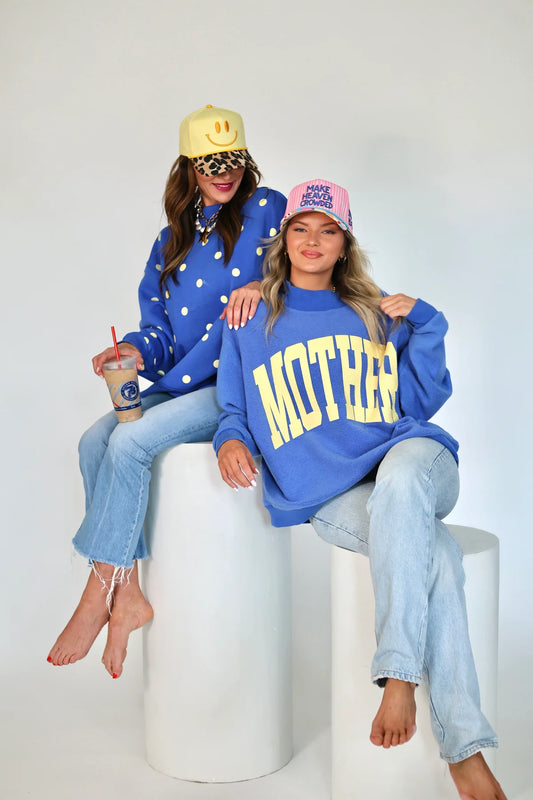 Mother Reversible Mock Neck