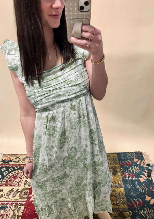 Sage Cottage Dress