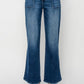 High Rise Ankle Flare Denim