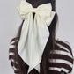 Ivory Satin Bow