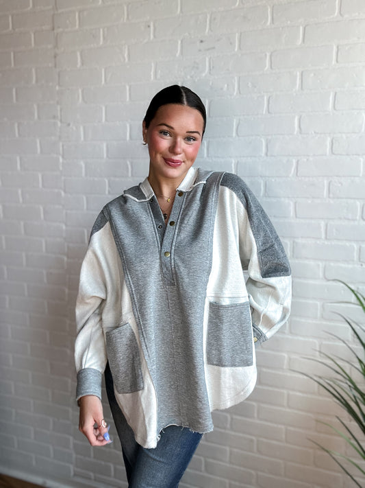 Dove Heather Gray Pullover