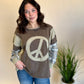 Olive Peace Sweater